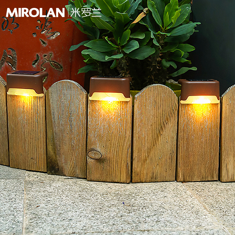 太阳能户外灯家用防水壁灯庭院花B园布置氛围灯阳台院子围墙装饰