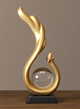 风生水起摆件高级感办公室客厅z酒柜电视柜装饰工艺品乔迁新居礼