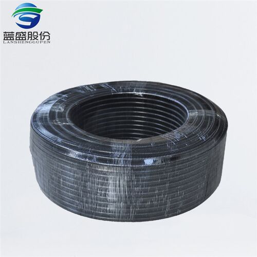蓝盛 V2与V0阻燃尼龙波纹管黑色塑料波浪软管现货黑色电缆线管CE