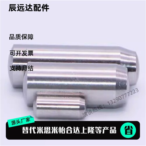 不锈钢精密锥形圆定位销导向位销钉BLV02-D2/D3/D4-L6L8L10L12L15