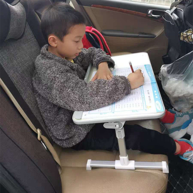 车载小桌板折叠汽车后p座学习书桌后排车用写字作业车内小桌子餐