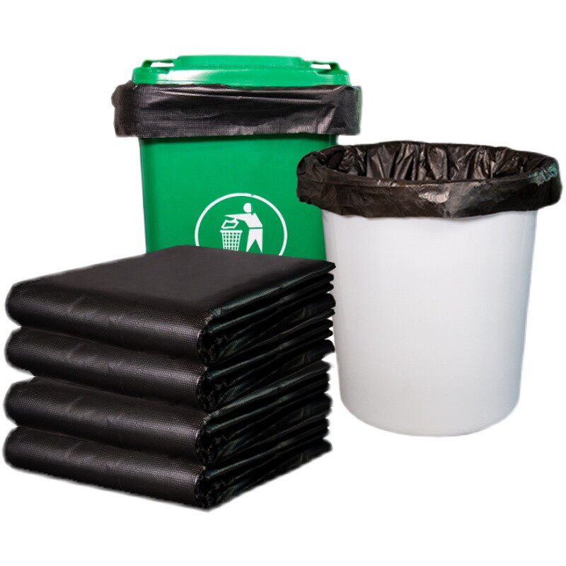 大垃圾袋大号商用黑p色加大厚环卫户外100桶大容量塑料袋子