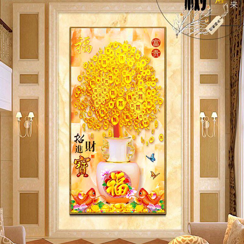 入户玄关装饰画走廊过道挂画招z现代装饰画