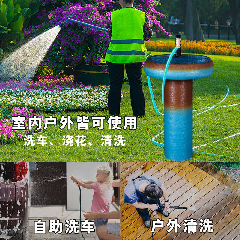2021款一体盆立柱盆落地式洗y手盆简易卫生间洗脸台阳台户外洗手
