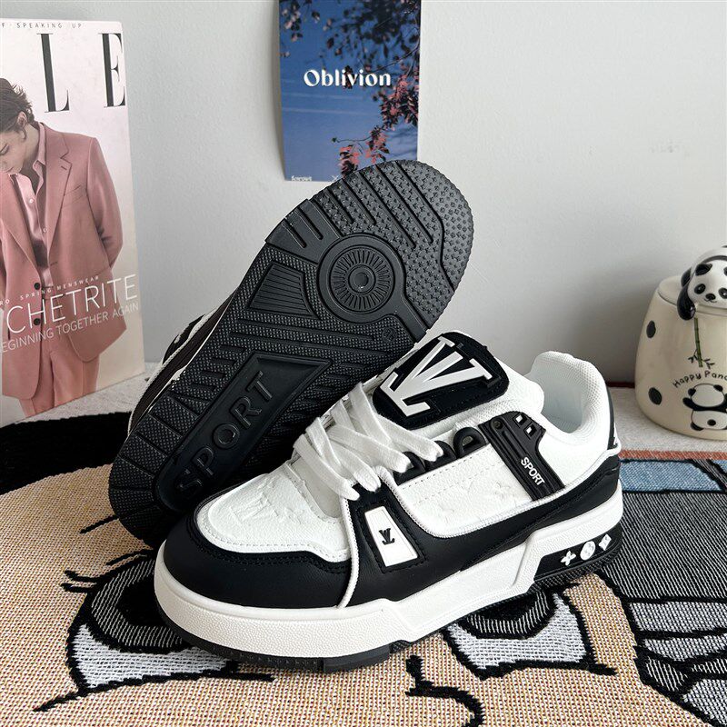 板鞋男款2025新款黑色鞋子男y鞋 夏季透气增高情侣休闲运动鞋女潮