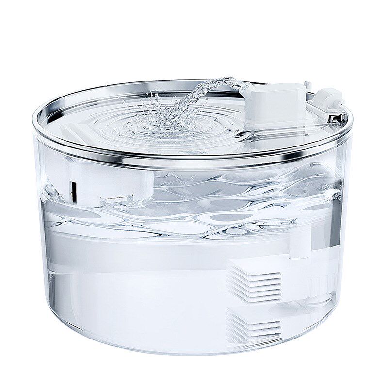 宠物猫咪大容量饮水机流动水插电自动喂水器狗O狗饮水器304不锈钢