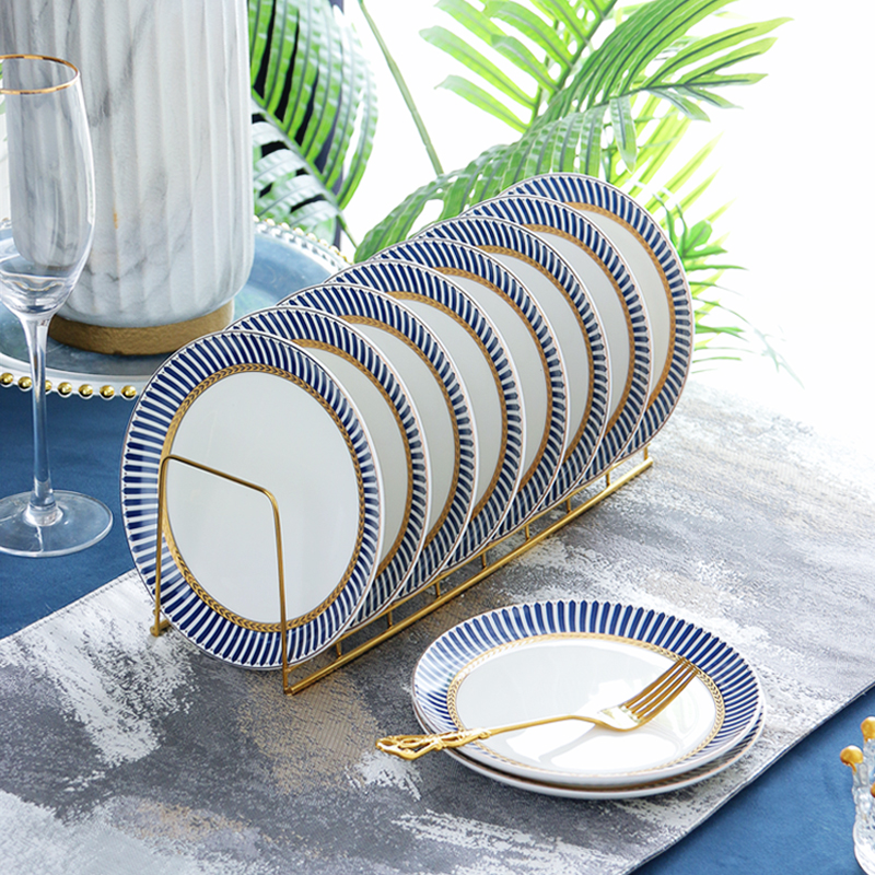 吐骨碟骨瓷骨g碟六寸家用骨盘碟餐桌小碟子骨盘垃圾盘6寸盘子渣盘