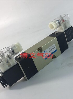 电磁阀4K320-10-B 4K320-08B二位五通双电控板式换向阀