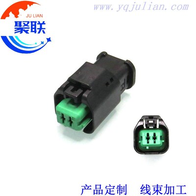 1801175-5适用于宝马迷你发动机风扇水温感应器2P插头1-1801175-5