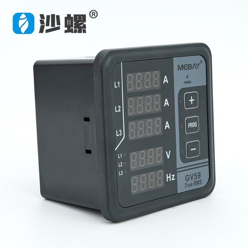 发电机组数显多功能表GV58GV59单三相电压电流频率显示替代时针仪