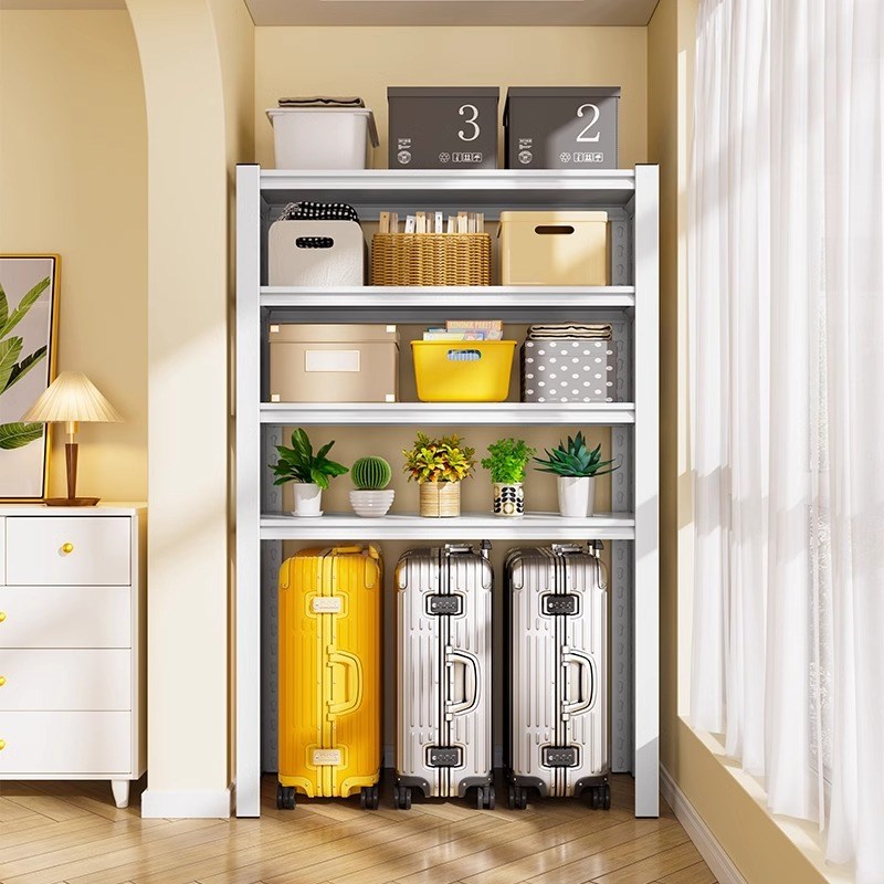 阳台置物架下空式行o李箱收纳架家用货架多层落地储物架储藏间架