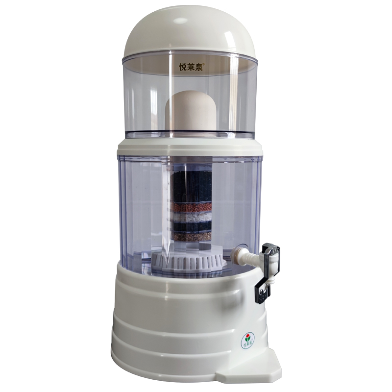 悦莱泉14升f家用台式矿泉壶七级过滤水壶 净水壶 直饮过滤饮水机