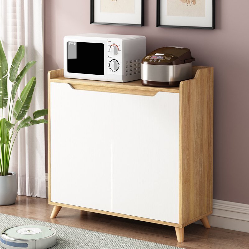 实木餐边柜厨f房碗茶水柜客厅储物北欧简约办公室靠墙双门柜子