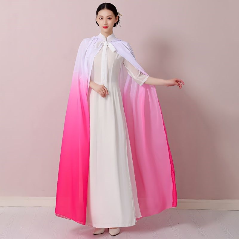 超仙防晒衣女夏防晒外套百搭披肩古装改良日常装披风连帽汉服斗篷