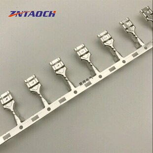 4.8横带插簧 连绕端子 F接线端子冷压端子 一卷5000 187连带插簧