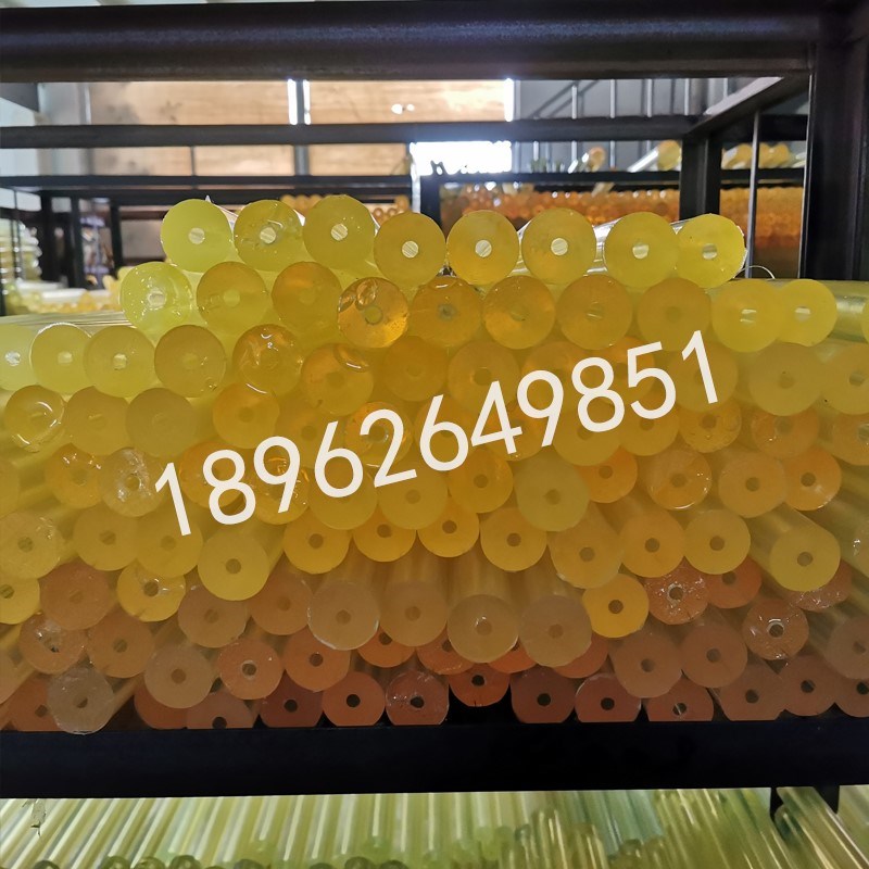 聚氨酯优力胶空心棒牛津弹P力U带孔胶耐L磨橡胶管缓冲垫加工定制