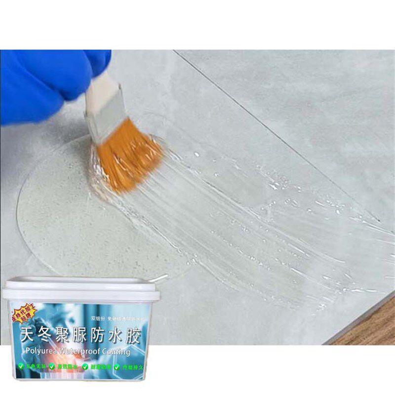 耐候耐黄变双组份天冬聚脲防水涂料厨卫净味透T明免砸砖防水胶