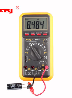 滨江VC97数字万用表自动量程 万用表 测电容电阻 频率 温度带背光