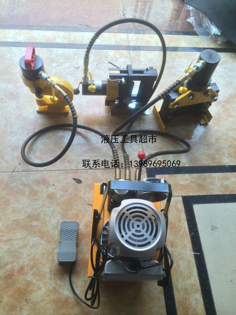 便携式母线加工 铜排液压60冲孔机 铜排切断机 液压冲孔机 150型1