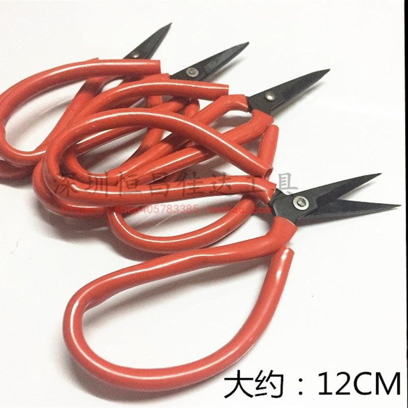 包邮 家用红色小剪刀 小线剪工业用剪刀12CM剪线头用电线厂用剪刀,金属材料及制品,金属丝/绳/缆,淘宝优惠券,粉丝福利购,淘宝优惠卷