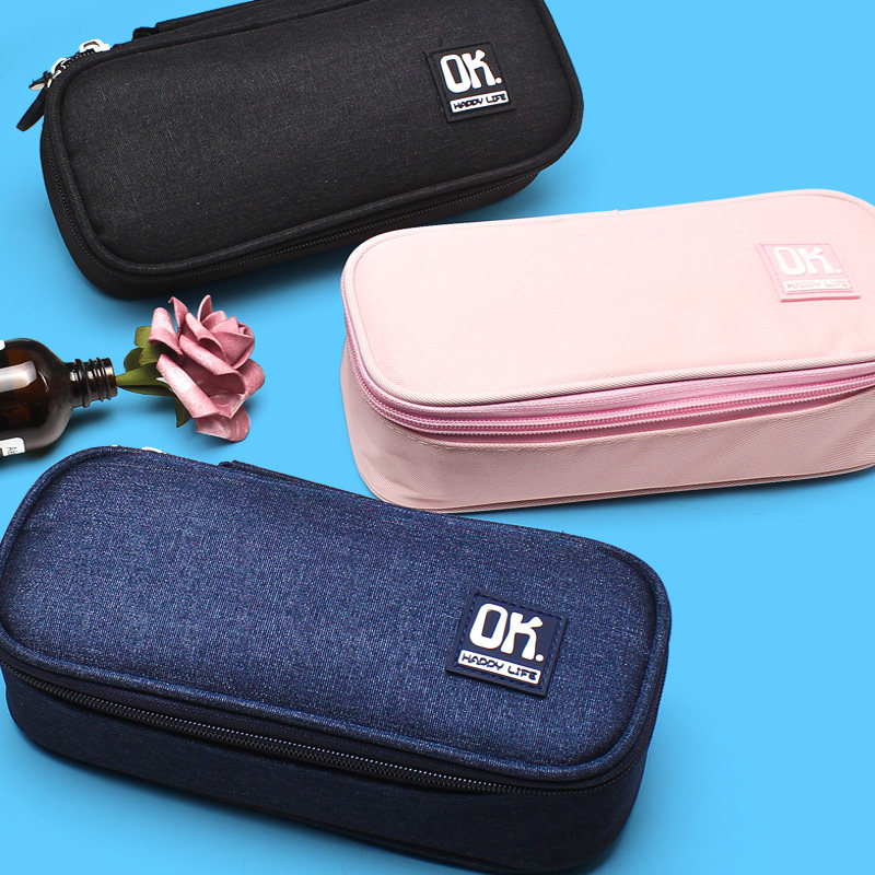 日系ins多功能铅笔袋初中生小仙女大容易收纳笔盒简约创意铅笔盒,纺织面料/辅料/配套,服装加工设备,淘宝优惠券,粉丝福利购,淘宝优惠卷