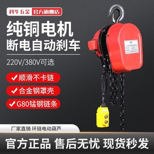 德国进口环链电动葫芦220v1吨2吨3吨5吨10吨380v提升机家用起重吊