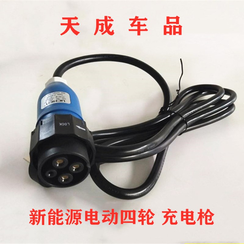 适配雷军L3V8K6L3瑞易东方锐达航天蓝速电动车充电器线充电枪插头