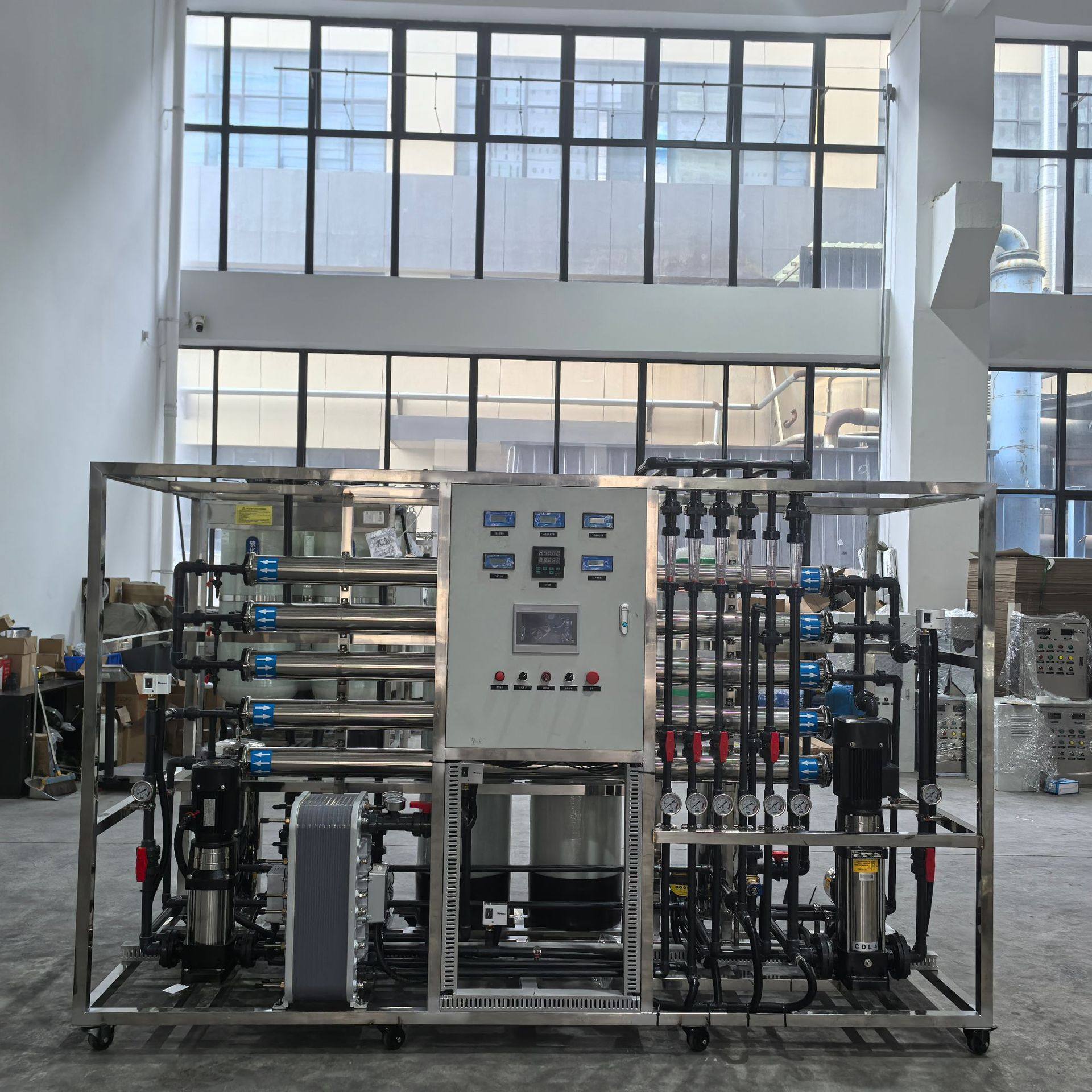 RO直饮水机净水器去离子桶装水反渗透纯水设备工业净化水处理设备