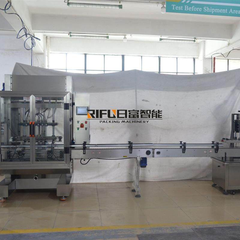 六头自流灌装线 玻璃水防冻液灌装机 花露水香水分装设备