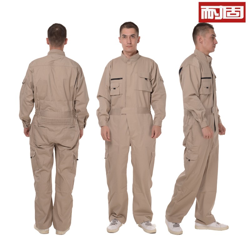 耐固连体工作服男套装防尘汽修连C体衣防护服全身劳保连体工装定