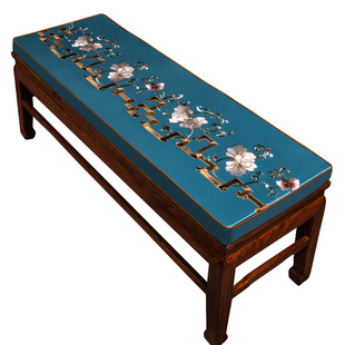 长凳子垫子沙发海绵垫套加厚实z木长椅坐垫长方形长条板凳垫可拆