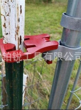 将闸门悬挂在金属T柱上易于安装的T柱闸J门铰链销门闩门栓围栏门