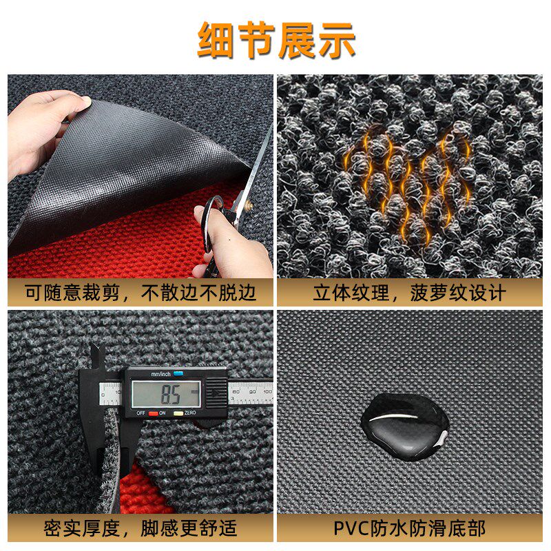 入户门垫地垫菠萝纹高级感金黄色C乔迁进门垫子外门口防滑除尘地