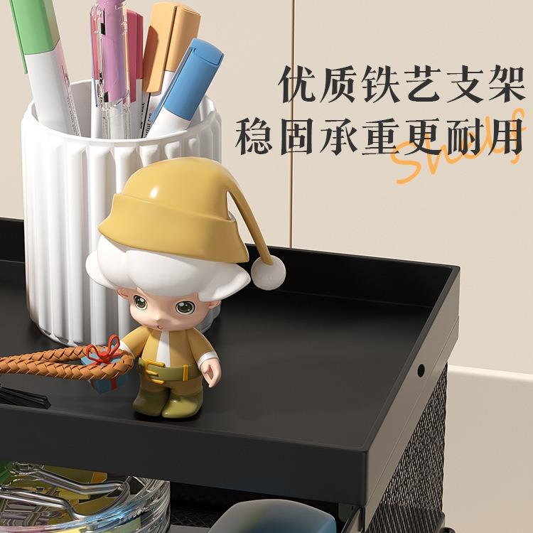 A3A4办公桌文件金属文件框夹多层抽屉式架收纳置物架铁面质GID文