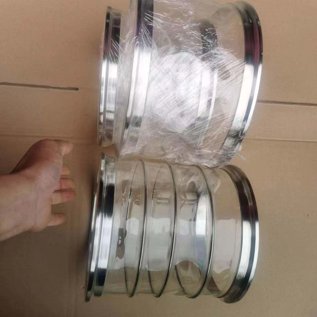 TP软连接卫生卡级透明软连接U盘式锂电粉体软0558连接动筛聚氨酯