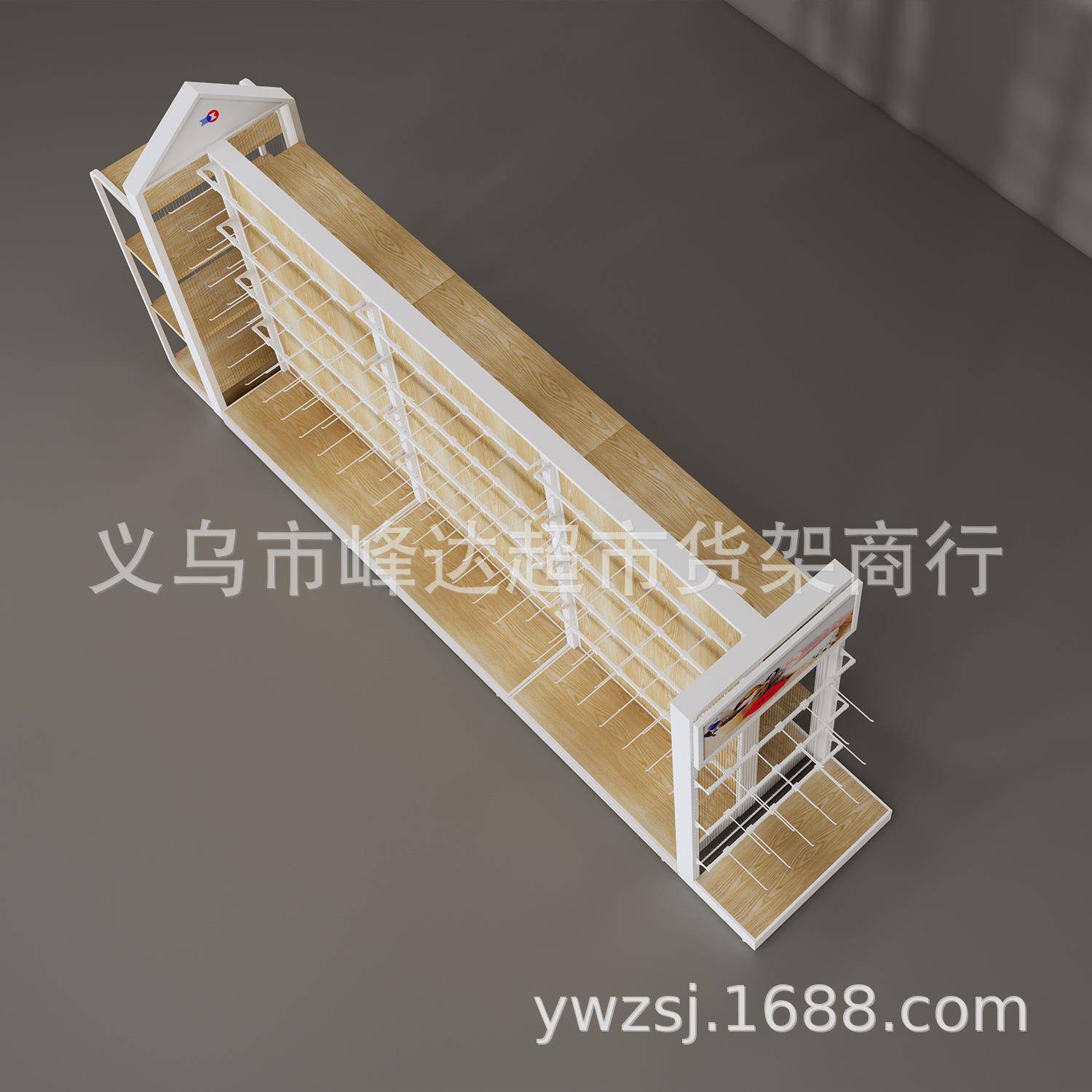 双钢具木文百面YCP货优服装展示架挂钩袜子品商超货架