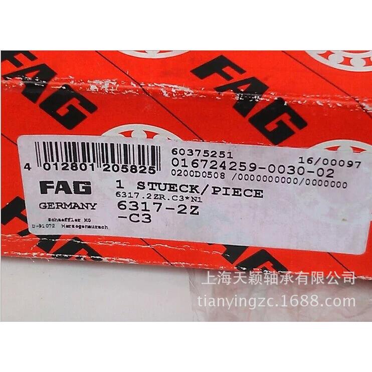 FAYSEG轴轴承德国FAG轴承FA6317-2ZFAGG深沟球轴承高速承