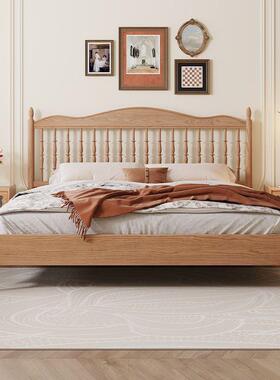大古实床白蜡木温莎床1.8米法式复双人木床日式1.OOG5米主卧室婚