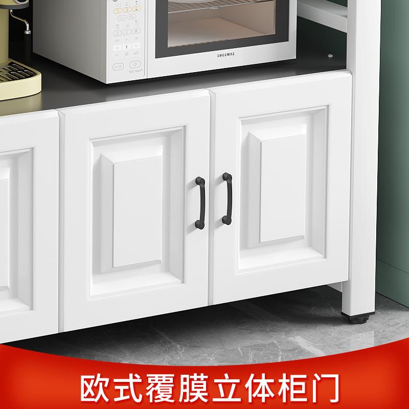 中式厨房不锈钢操无品牌/作台多层置落切菜桌收箱纳烤微波炉地物