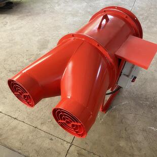 船用轴流通风机FCII风KG-11W裤管风机带2个出口船用K风机11KW