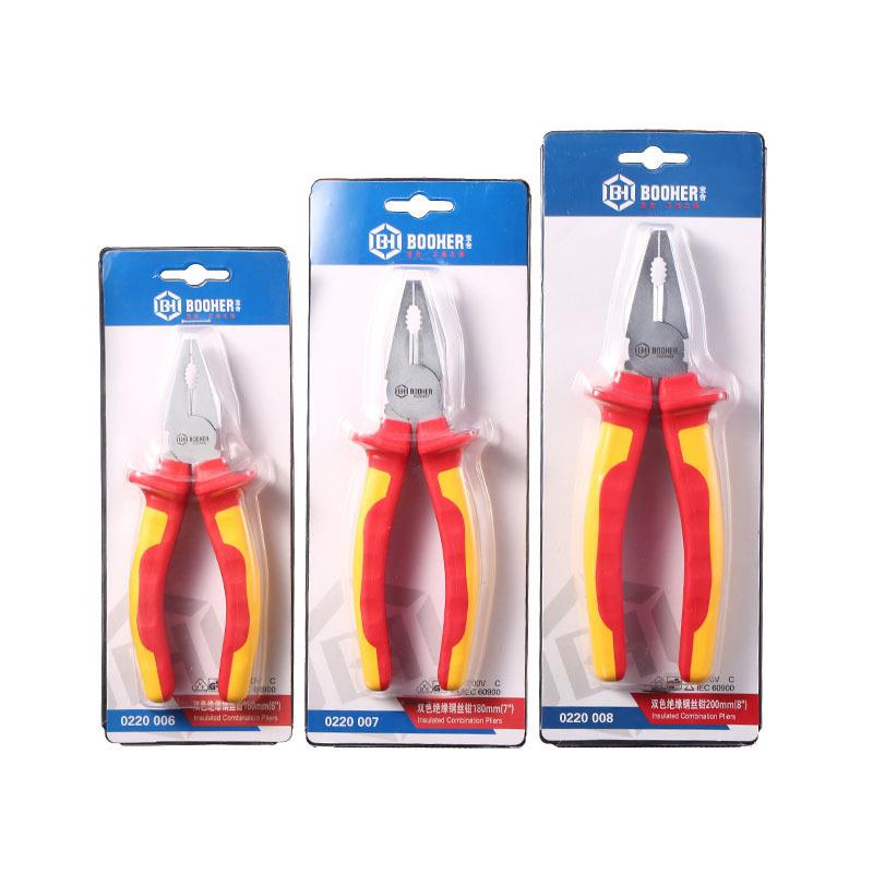 ooherB宝嘴合工具VDYIWE绝缘工具-双色VDE缘尖钳绝钳子0220106