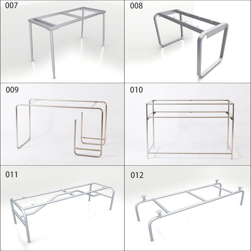 中JMH96770古风锈钢书桌餐桌脚办公桌电视不柜支架极吧台脚简桌腿