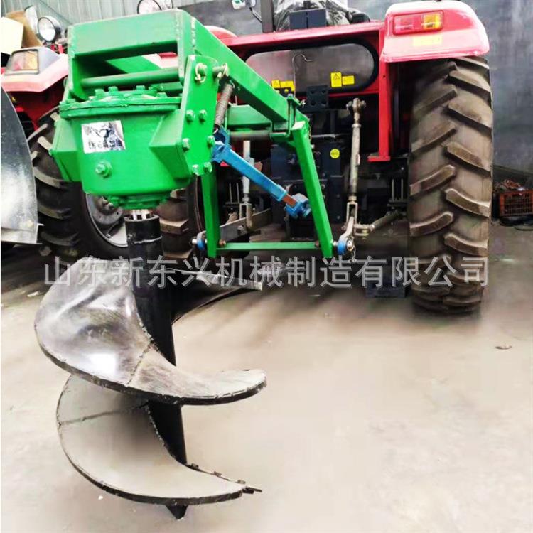 坑大型挖坑机拖拉种机带钻PJC机果树打桩孔眼洞机植树树挖穴机