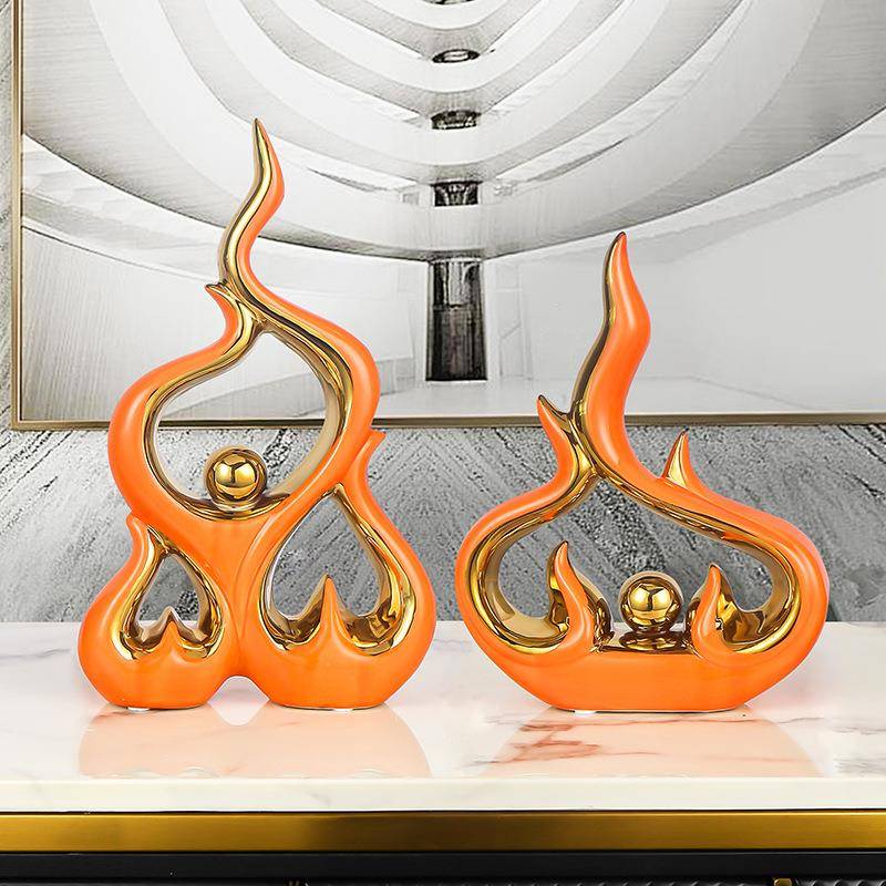 现代高简约家居装饰展翅飞翔创厅意摆件档轻奢客玄关摆GCM设品品