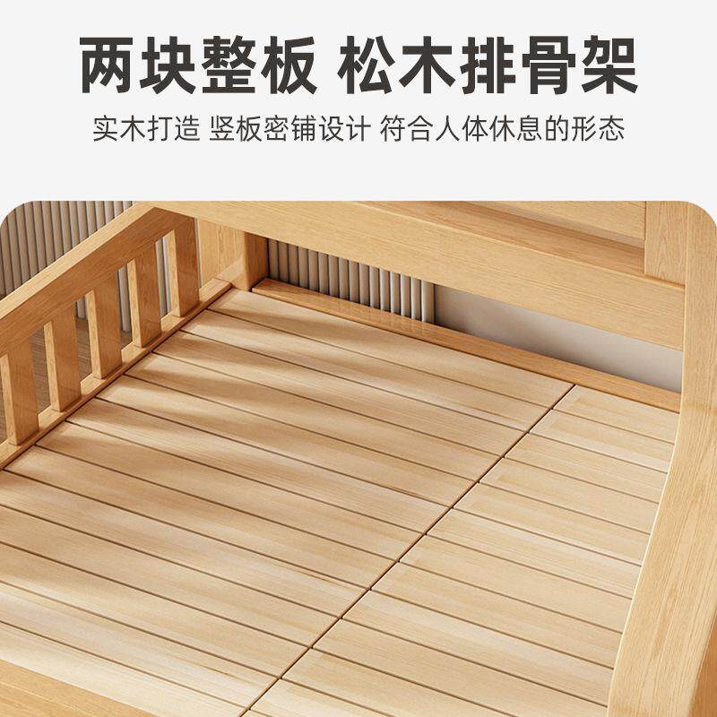 儿童床成人家用母子木子床实双层床两层母床上JVS下铺上下床床高