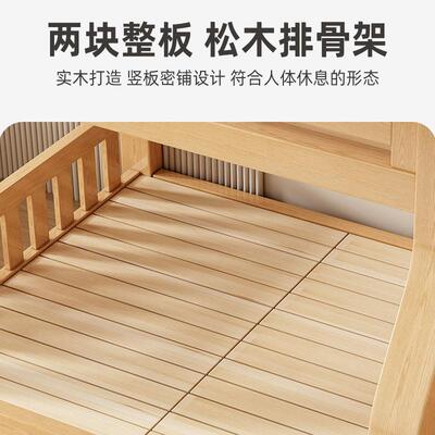儿童床成人家用母子木子床实双层床两层母床上JVS下铺上下床床高