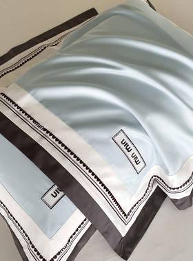 0新款6支长绒棉刺绣四件套被轻奢色高端LOA纯棉四件套全棉纯套床