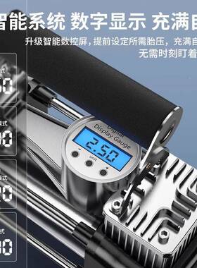 式车载充气泵打气电泵小轿车便携汽车用JEB轮胎大功率双缸动高压