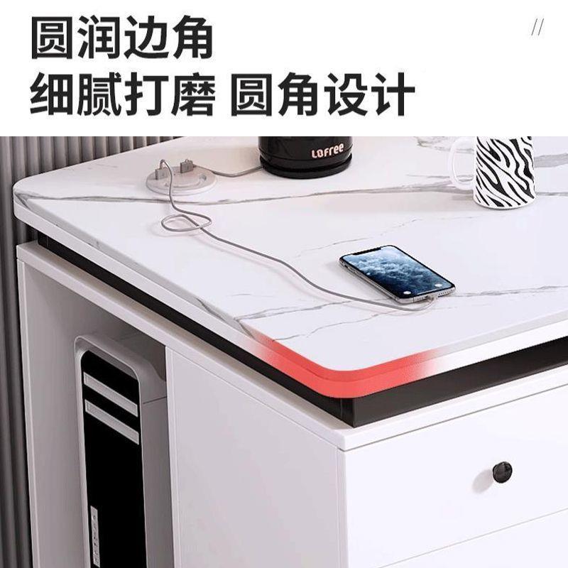 型Ka体台7Wfi2tyb式电脑桌带主机位带抽屉家用简k约书桌柜一经济