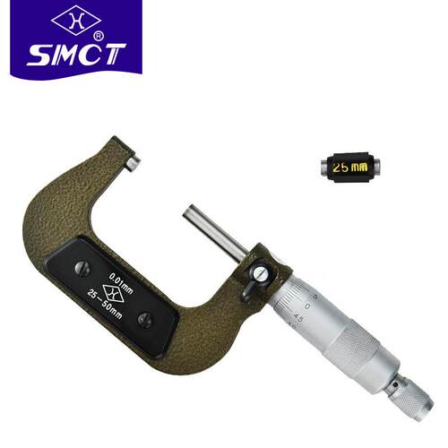 量外径千上分尺0-25mm25-510mm螺旋测微仪0.0量具千KIQ分尺